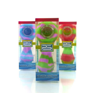 Paradise Silicone Hexagon Hand Pipe