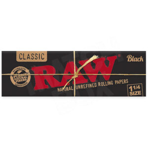 RAW Paper Black Series 1 1/4"